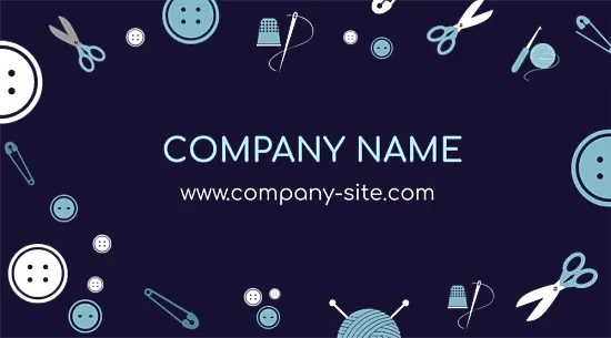 Sewing Factory business card template