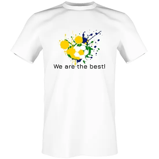 Football player's T-shirt template