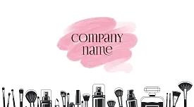 Make-up artist's business card template