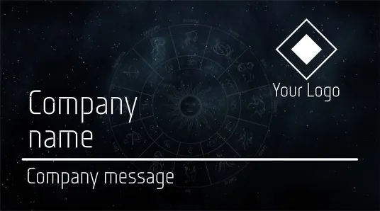Astrologer's business card template