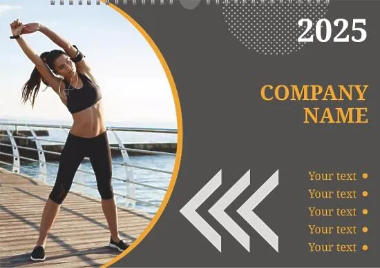 Wall Sports Calendar Template