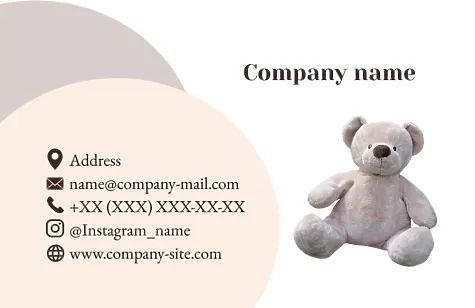Toy Store business card template
