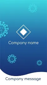Virologist's business card template