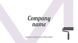 Painter's business card template