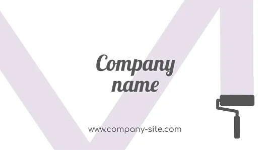Painter's business card template
