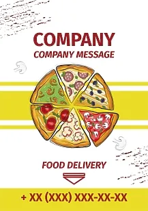 Pizza Shop poster template