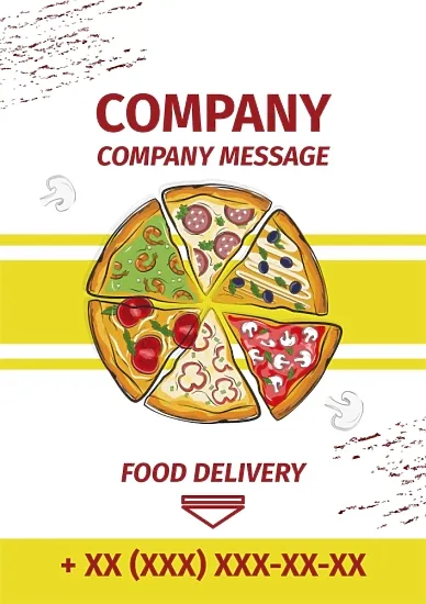 Pizza Shop poster template