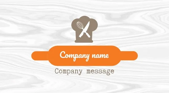 Cafe business card template