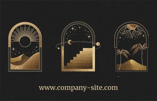 Tarologist's business card template 
