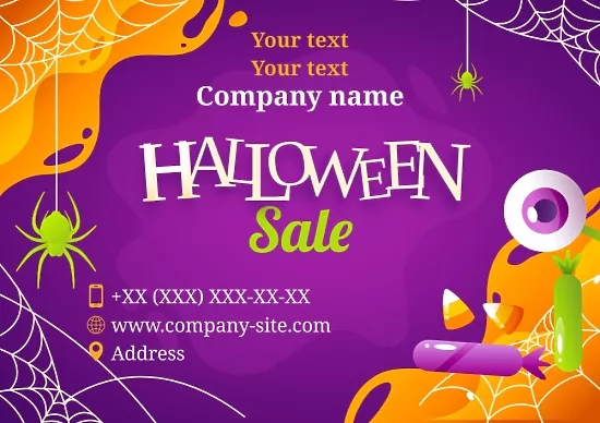 Halloween Holiday Flyer Template