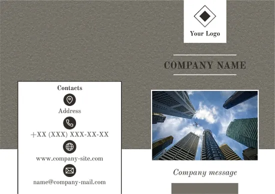 Architectural Bureau booklet template