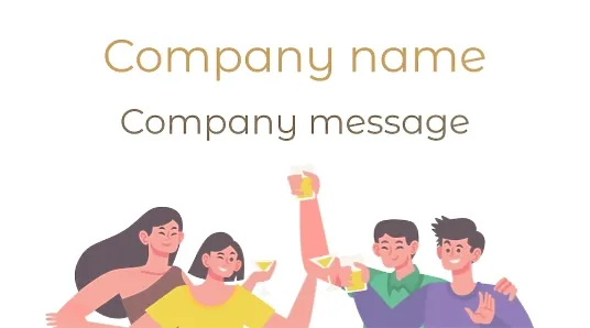 Party Organizer Business Card Template
