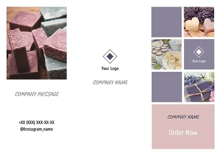 Soap Manufacturer's Booklet Template
