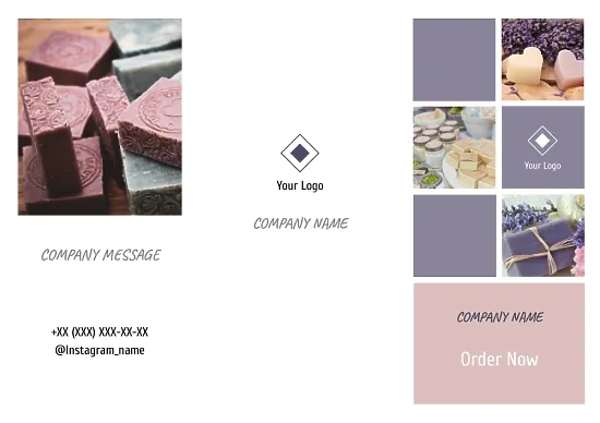 Soap Manufacturer's Booklet Template