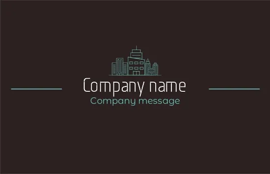 Real estate Agency business card template