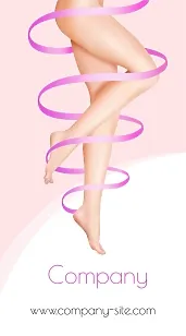 Epilation Salon business card template