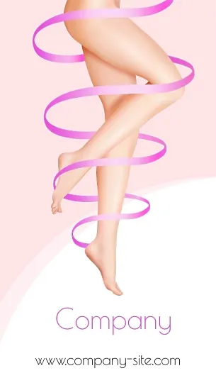 Epilation Salon business card template
