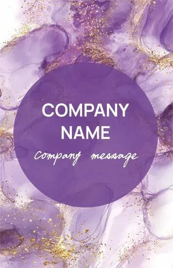 Universal simple business card template