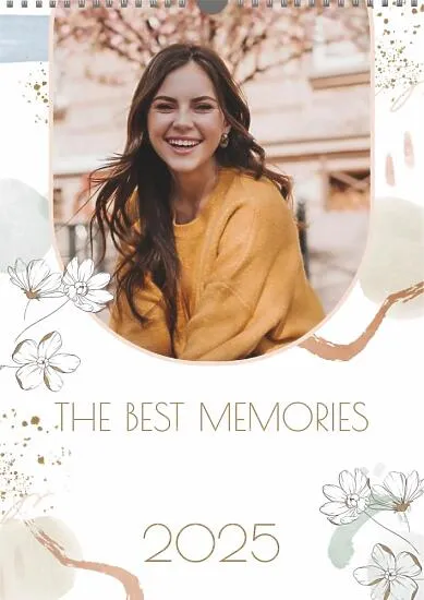 Calendar template best memories