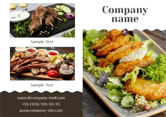 Restaurant Brochure Template