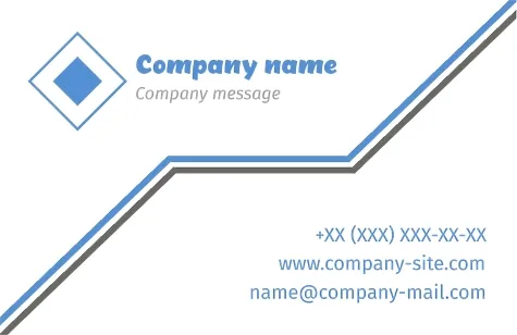 Simple business card template