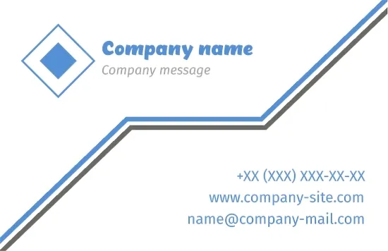 Simple business card template