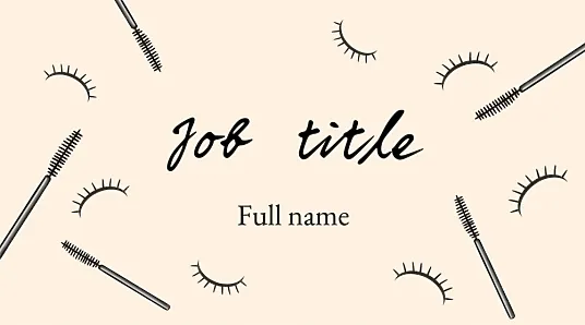Leshmaker's business card template