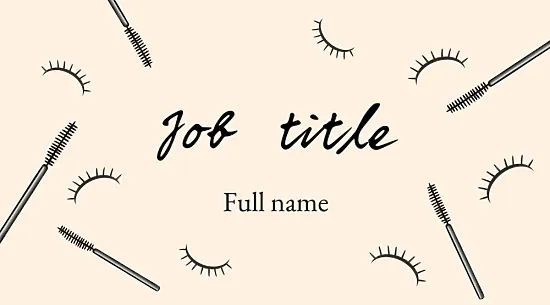 Leshmaker's business card template