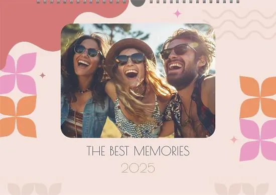 The "Best Memories" calendar template