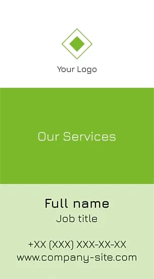 Painter's business card template