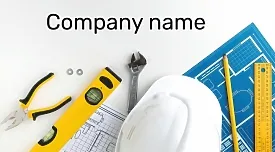 Foreman's business card template