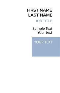 Template for a simple abstract Euro business card