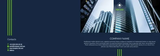 Business company brochure template