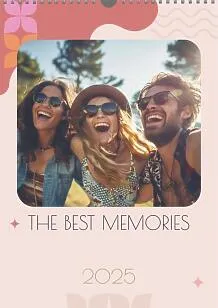 The "Best Memories" calendar template