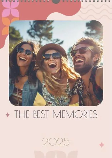 The "Best Memories" calendar template
