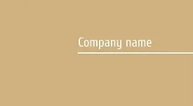 Template for a simple classic business card