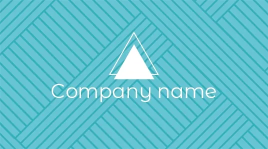Minimalist abstract business card template