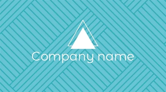 Minimalist abstract business card template