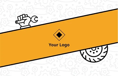 Tire Fitting business card template