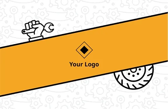 Tire Fitting business card template