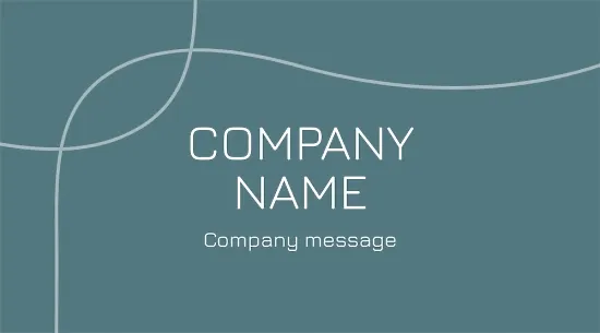 Template for a simple abstract business card