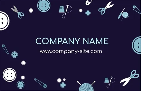 Sewing Factory business card template