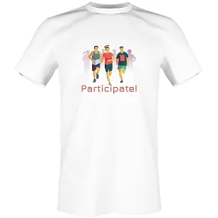 Pattern T-shirt template for Marathon