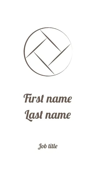 Retro photographer's business card template