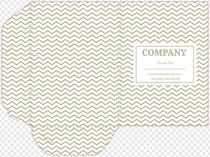 Abstract Paper Folder Template