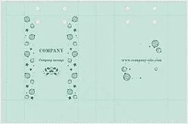New Year package template for companies