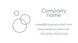 Laundry Business Card Template