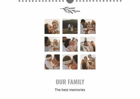 Family Calendar Template