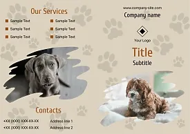 Animal Shelter Booklet Template