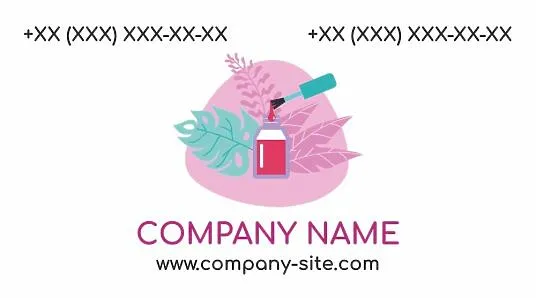 Manicure Studio business card template